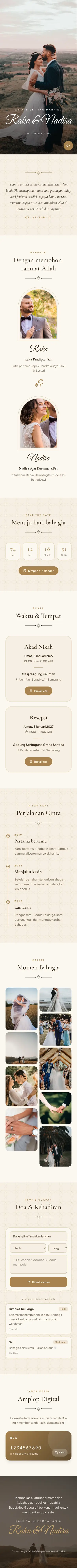Contoh undangan Sekar Jagad bergulir