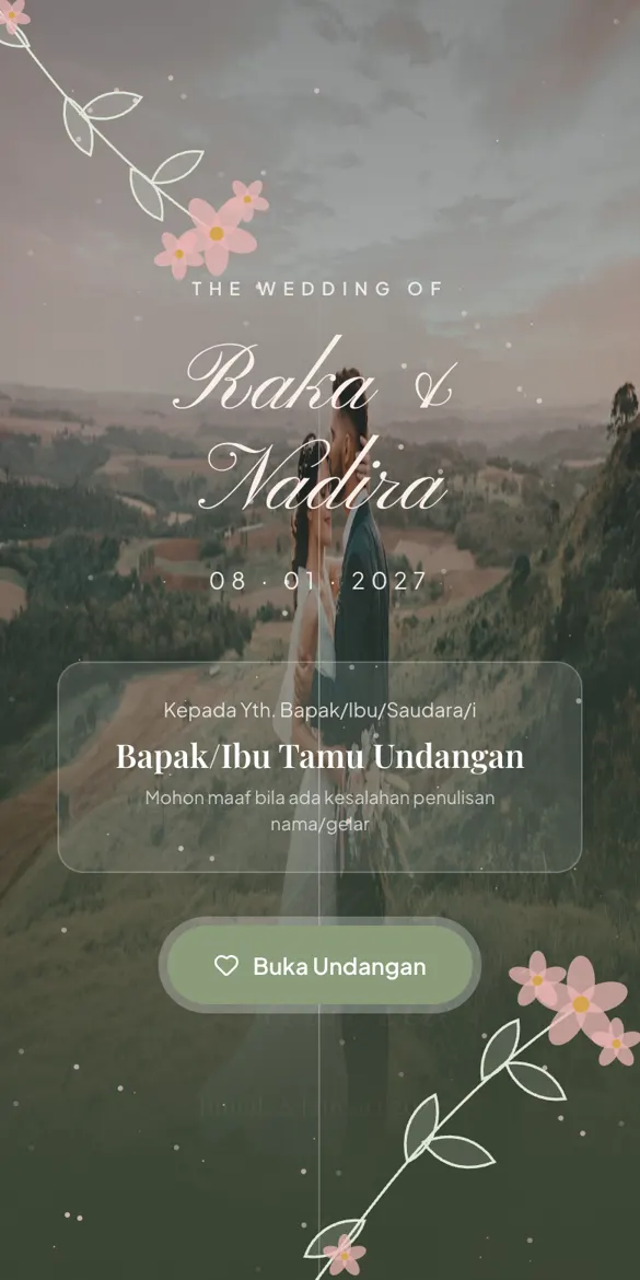Template Taman Bunga